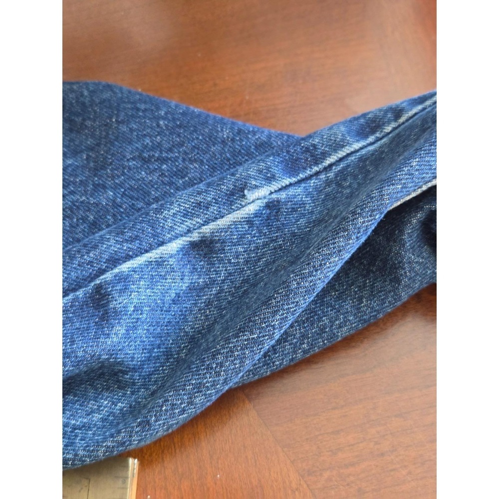 Vintage Denim Shirt Jacket Texas Tuff Buttons Western Workwear Mens L/XL No Tag - Picture 11 of 11